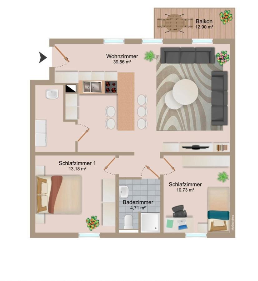 Appartement Hof Gemehret à Eupen Extérieur photo